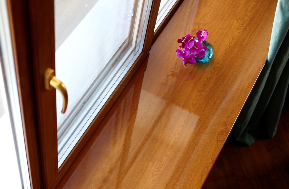 Ламинация окон ПВХ Шервуд