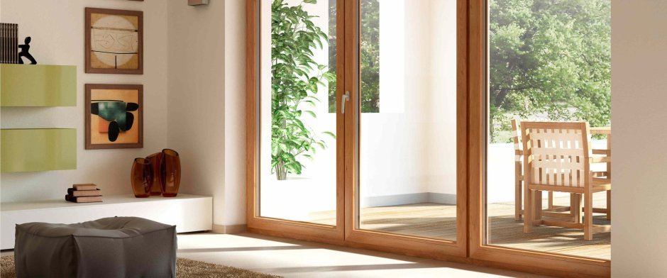 Окна Рехау золотой дуб