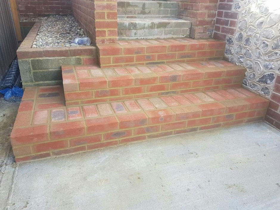 Ступени из кирпича