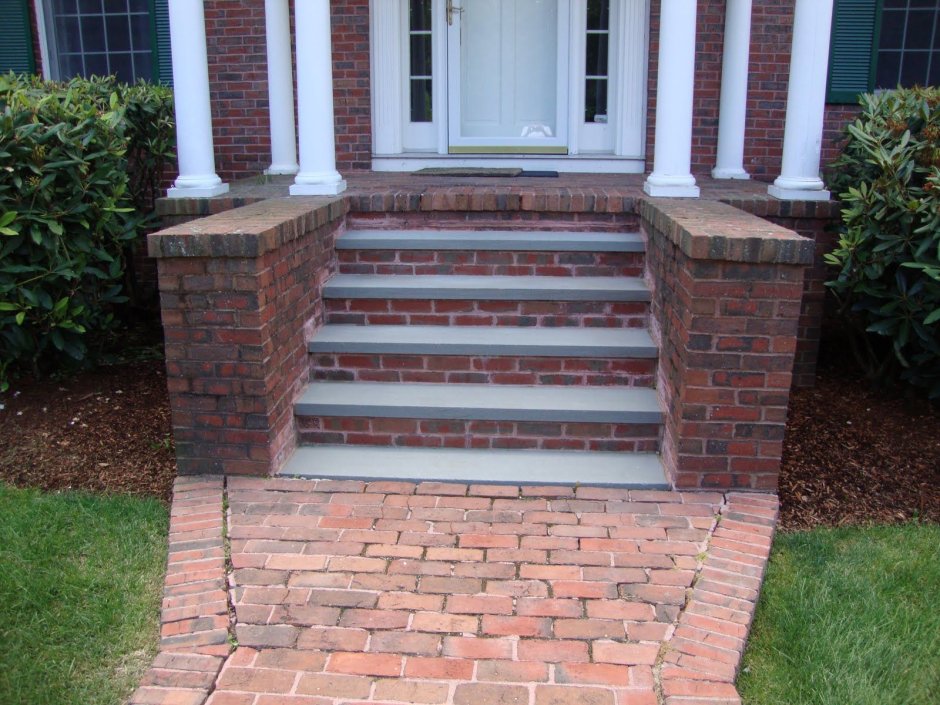 Полукруглые ступени для крыльца