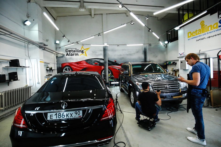 Интерьер детейлинг студии