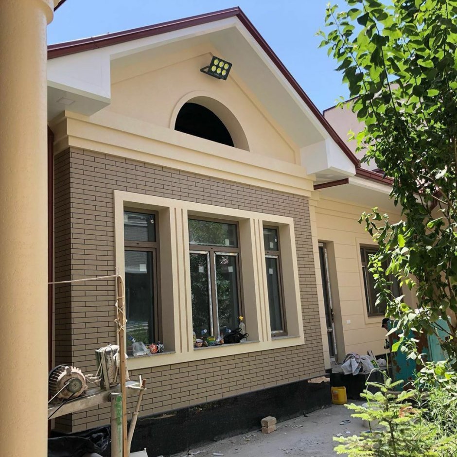 Травертин фасад в Ташкенте