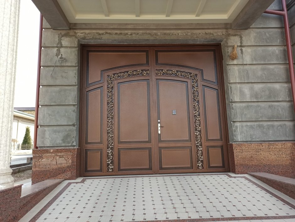 Травертин фасад Узбекистан Самарканд