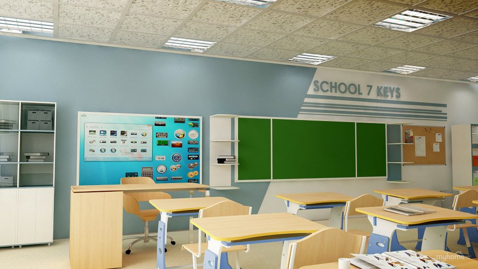 Интерьер школьного класса