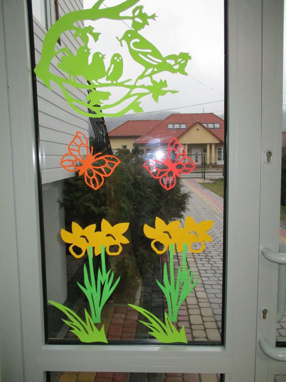 Осенние поделки в садик на окна