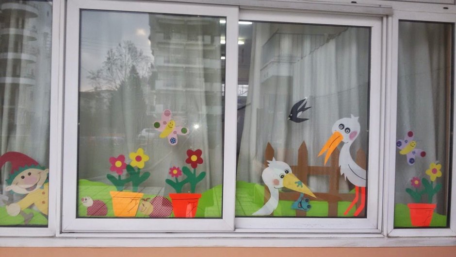 Оформление окон к лету