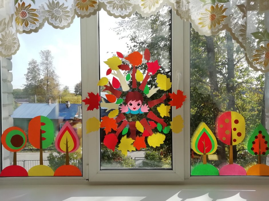 Украшаем окна к весне