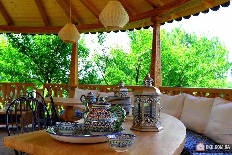 Узбекистан чойхона беседки