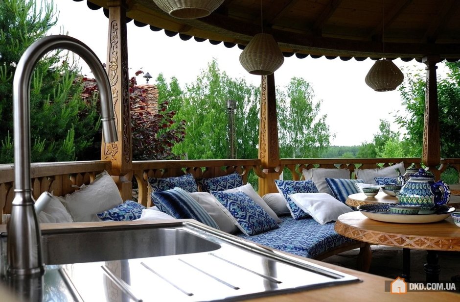 Тапчан Чайхана Узбекистан