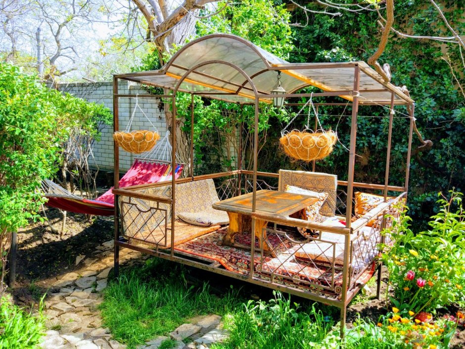 Беседка дастархан (2,5х2,5м)