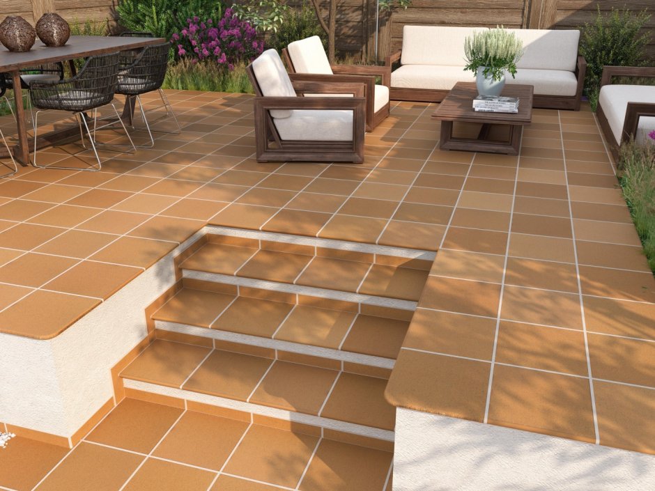 Клинкерная плитка для патио