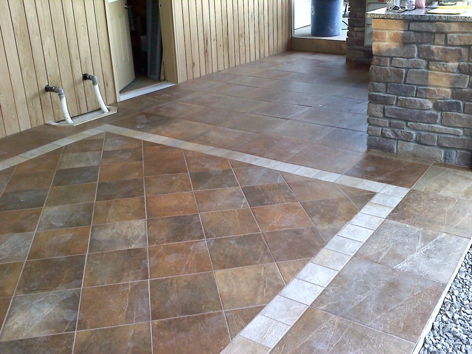 Плитка напольная в беседку