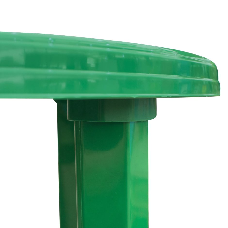 Стол круглый d=90см стандарт пластик групп зеленый