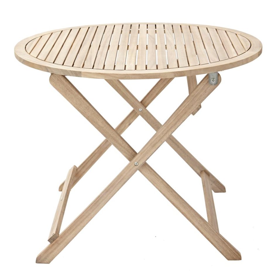 Стеклянный садовый стол 100х70