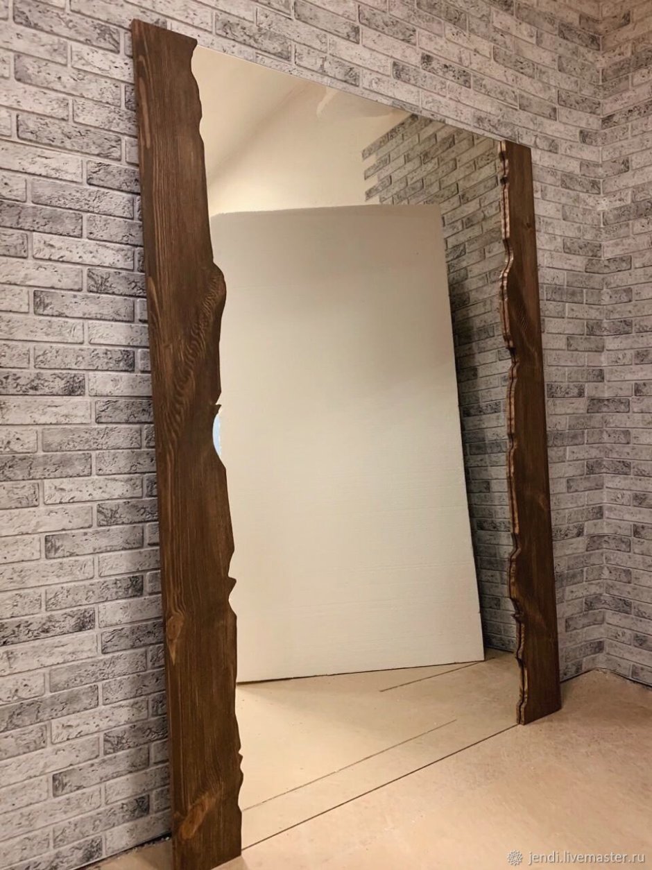 Зеркало лофт из слэба