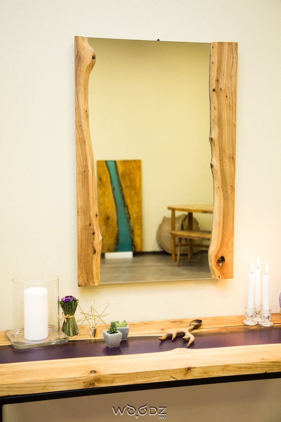 Зеркала из капового тополя