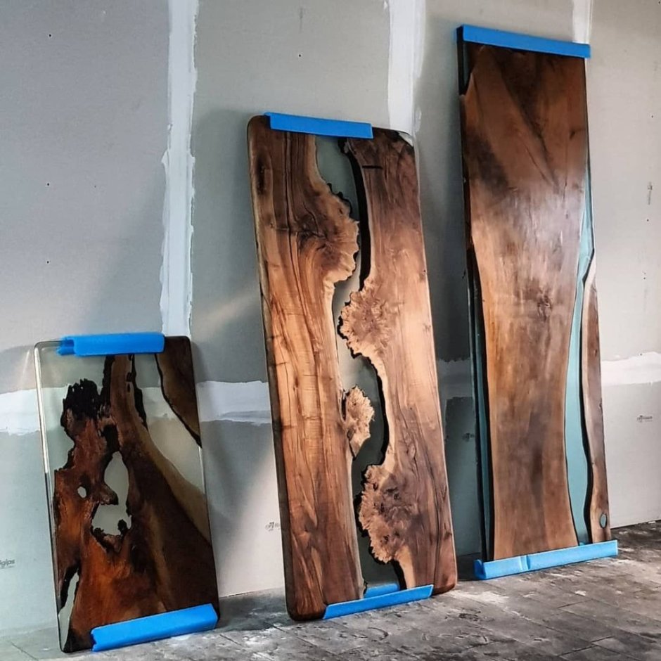 Двери из слэбов дерева