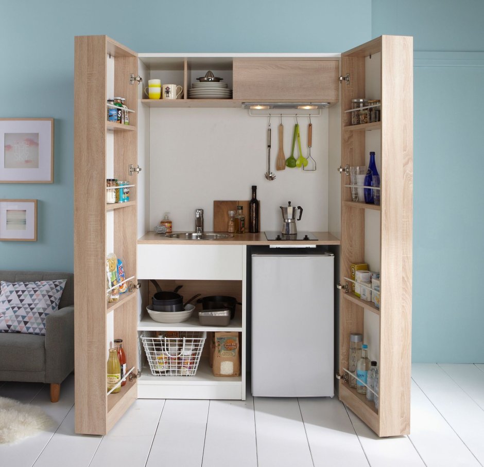 Круглая кухня трансформер