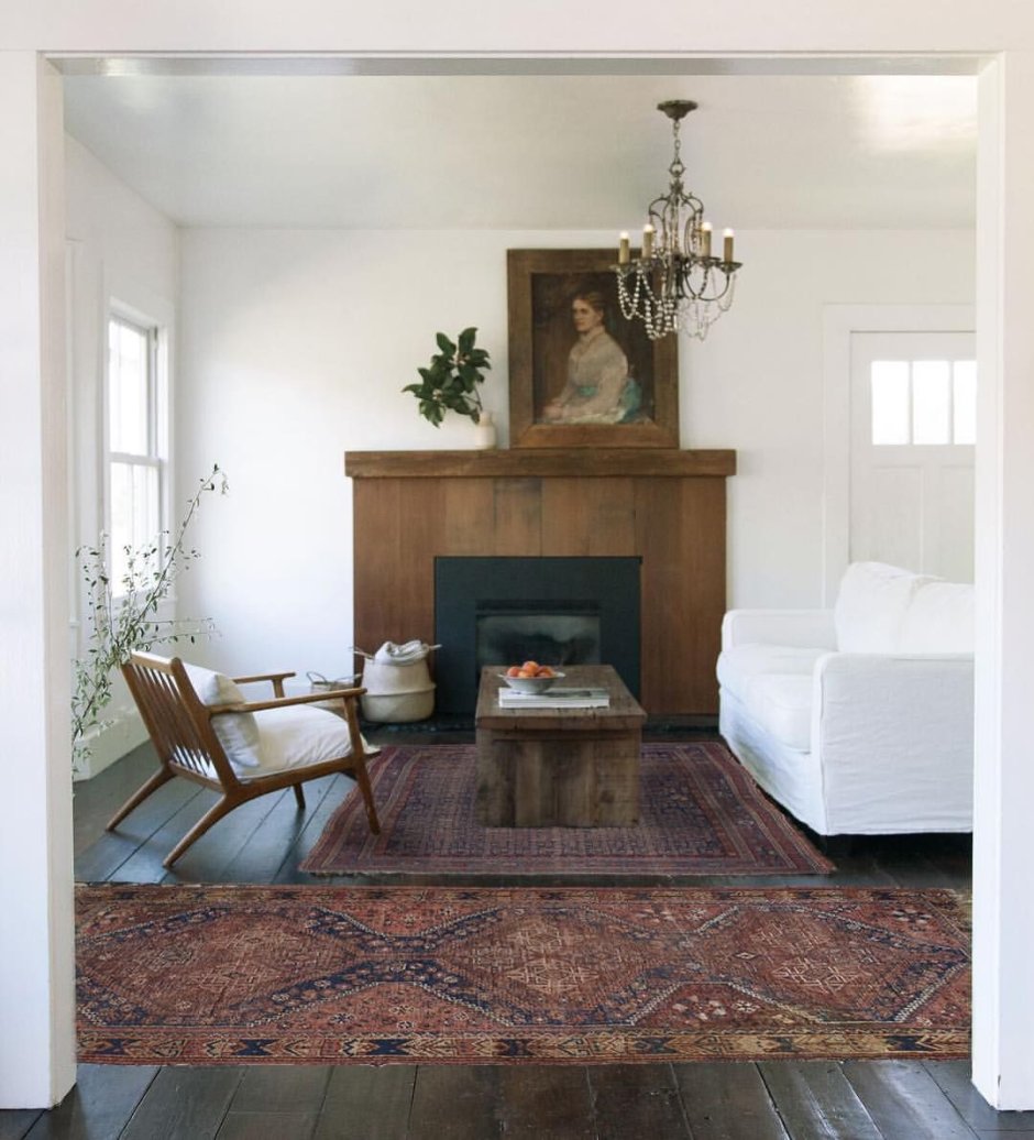 Ковер бохо в интерьере