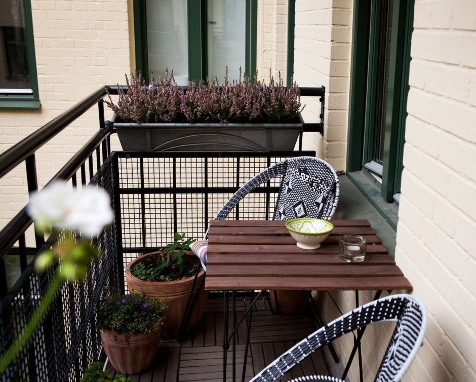 Открытый балкон