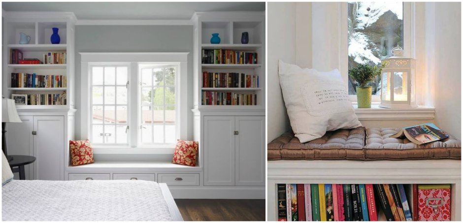 Декор под подоконником