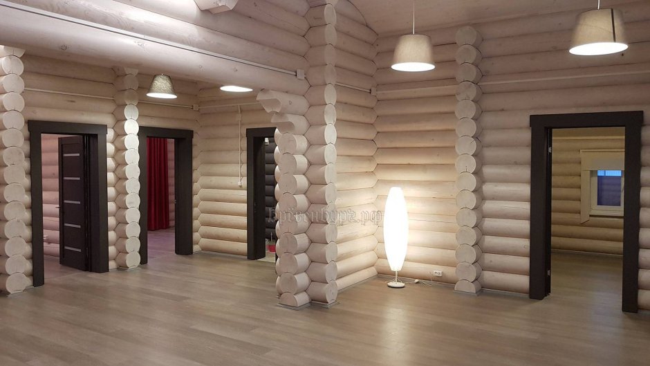 Окна в доме из бревна снаружи