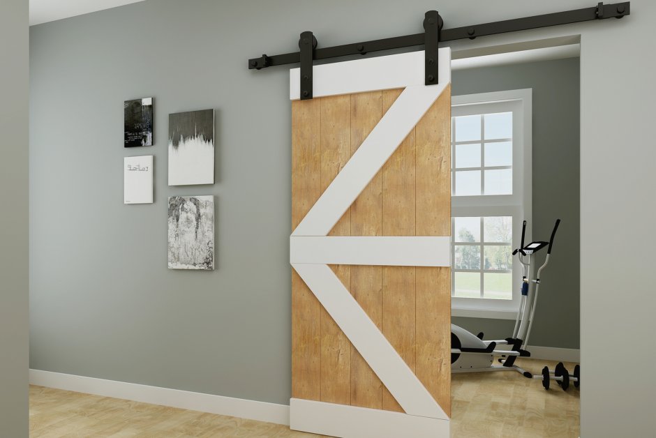 Амбарная дверь Леруа Мерлен