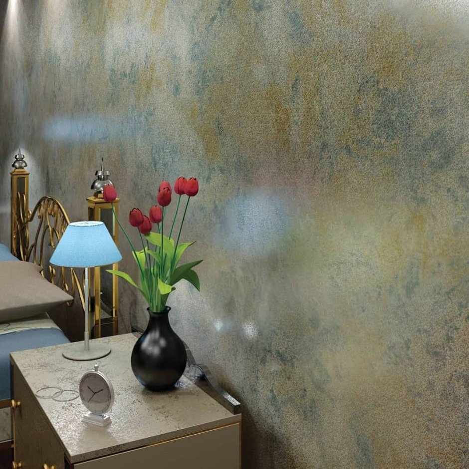 Декоративная штукатурка в интерьере