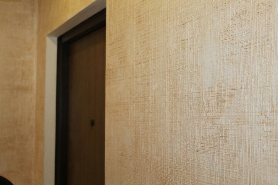 Фактурная штукатурка мешковина