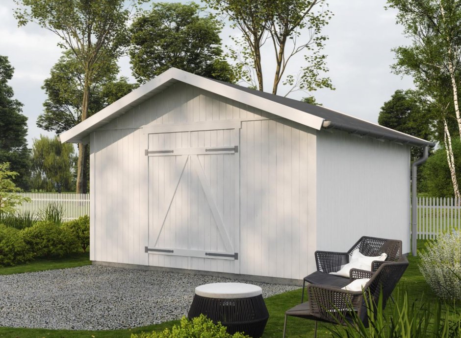 Сарай с односкатной крышей 3.6 v7.2