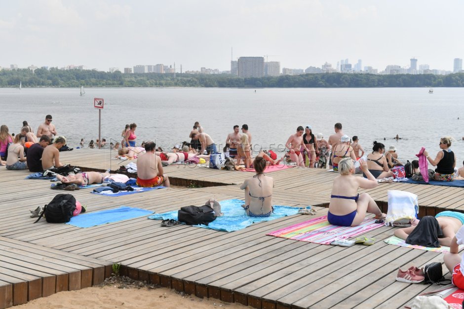 Строгино Затон пляж