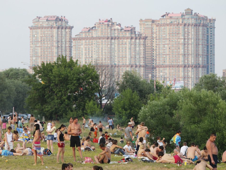 Пляж Тушино Москва