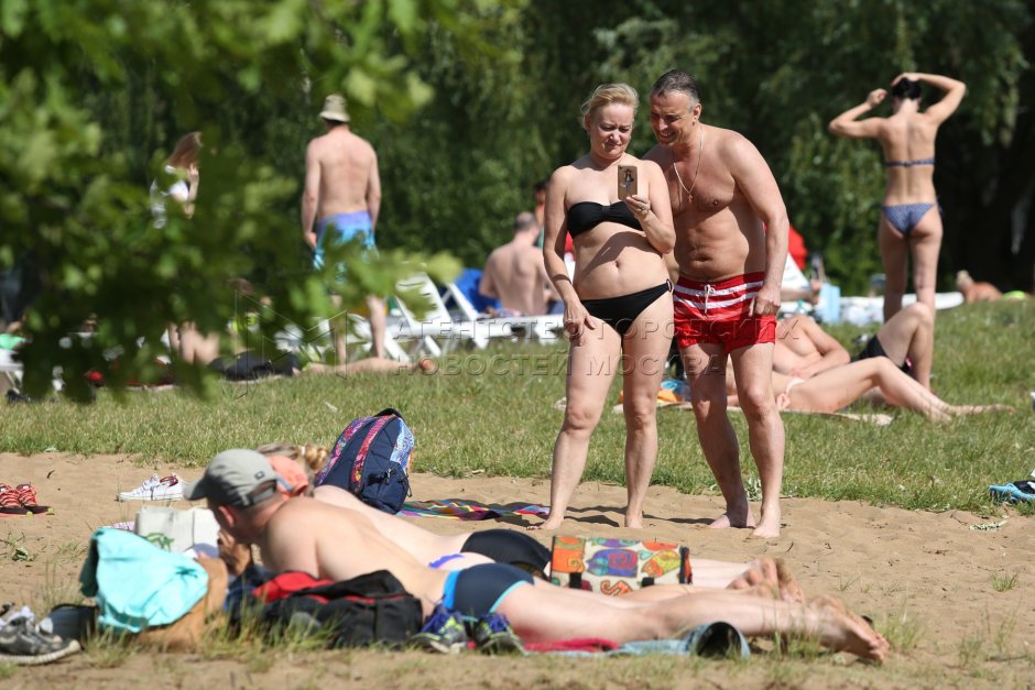 Строгино пляж