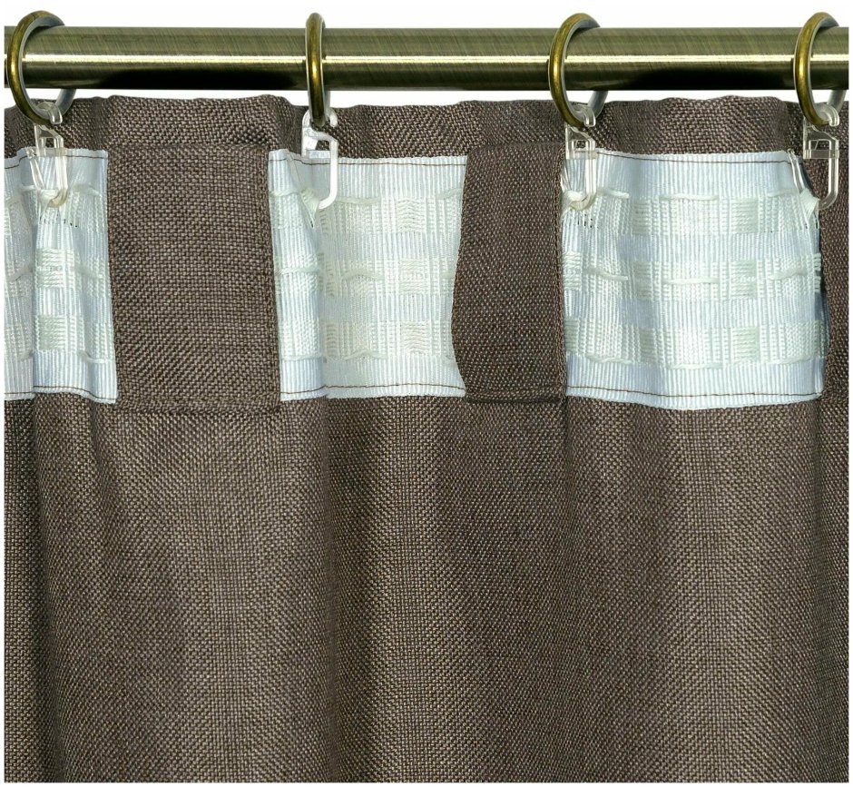 Шторы на петлях с липучками