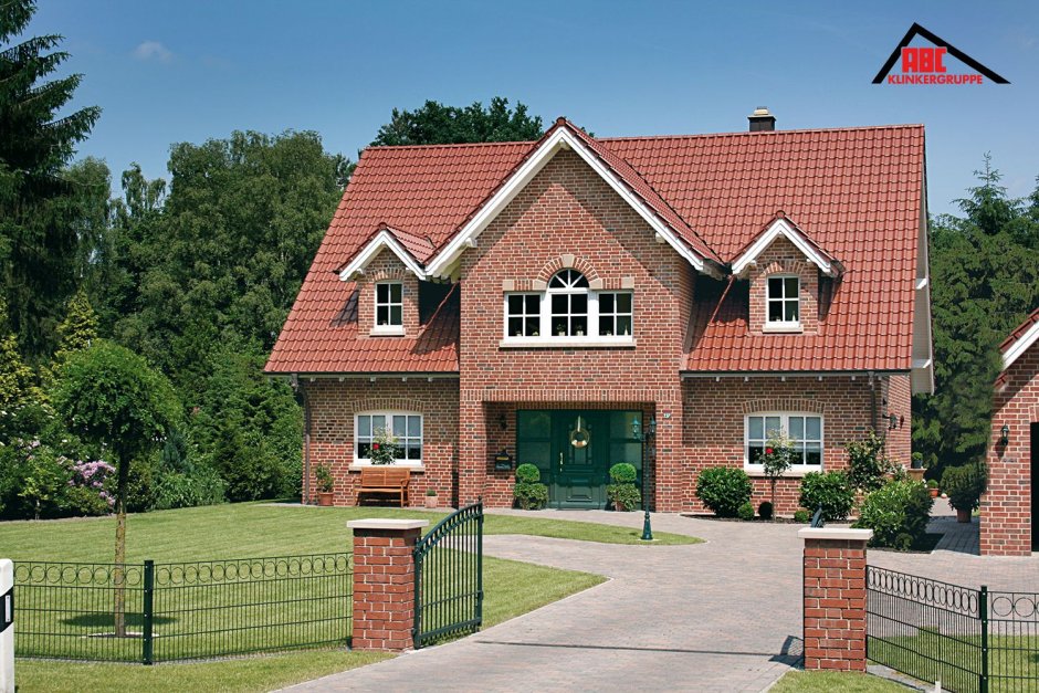 Дом из клинкерного кирпича