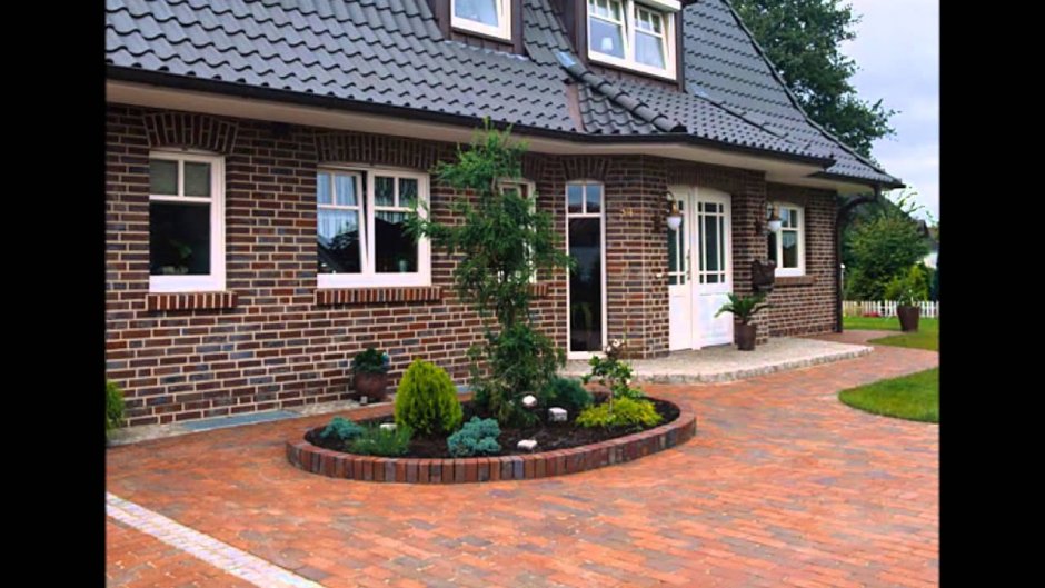 Фасад из клинкерного кирпича