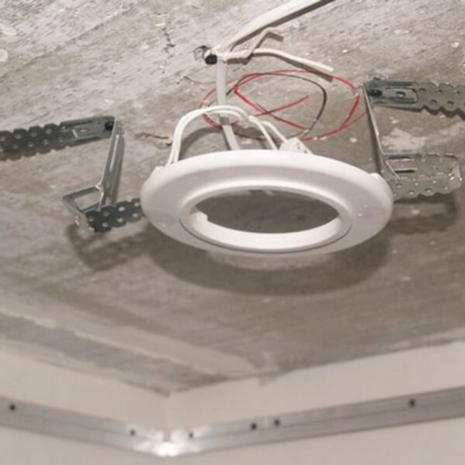 Закладная под светильник gx53