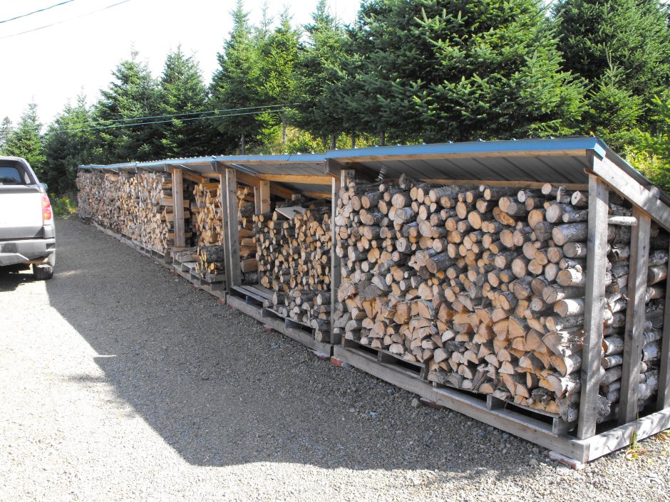 Забор из дров