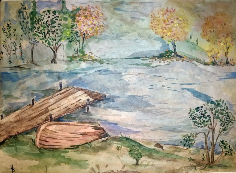 Черный чайник живопись