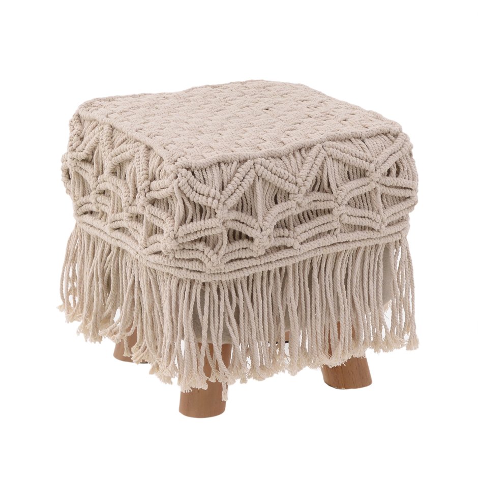 Макраме пуфик