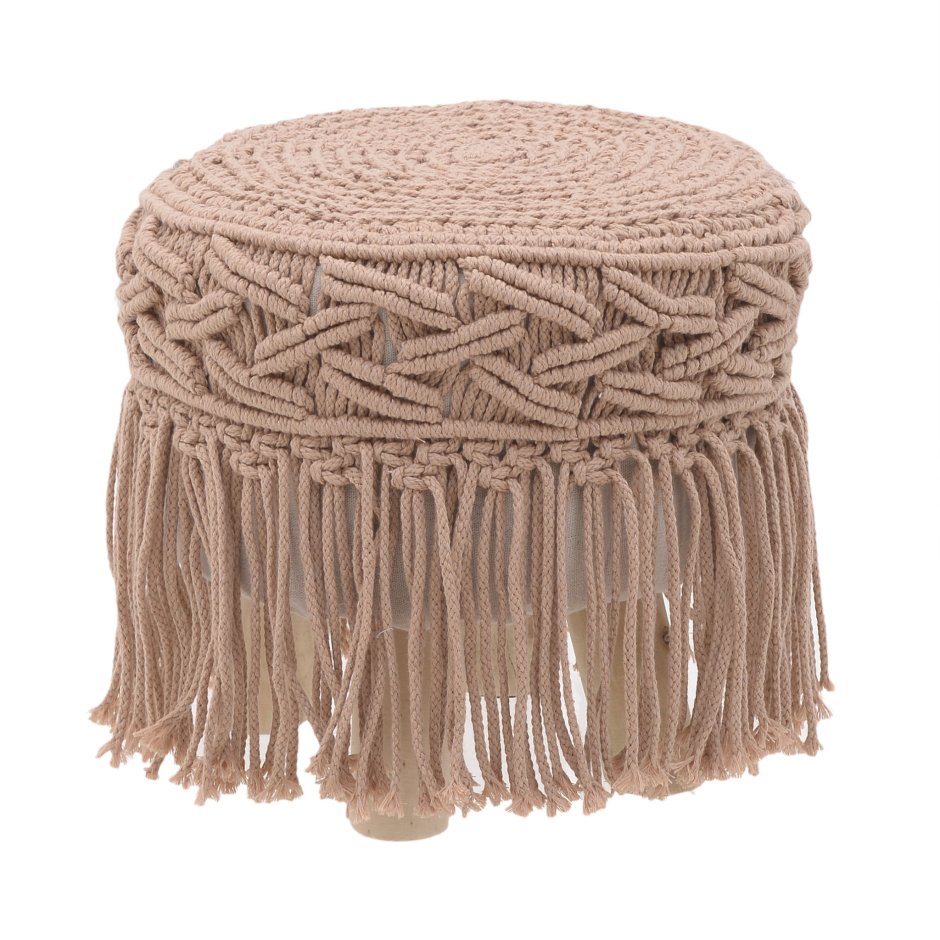 Пуф из макраме