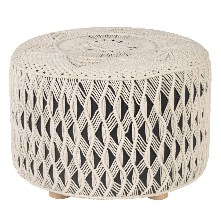 Макраме пуфик