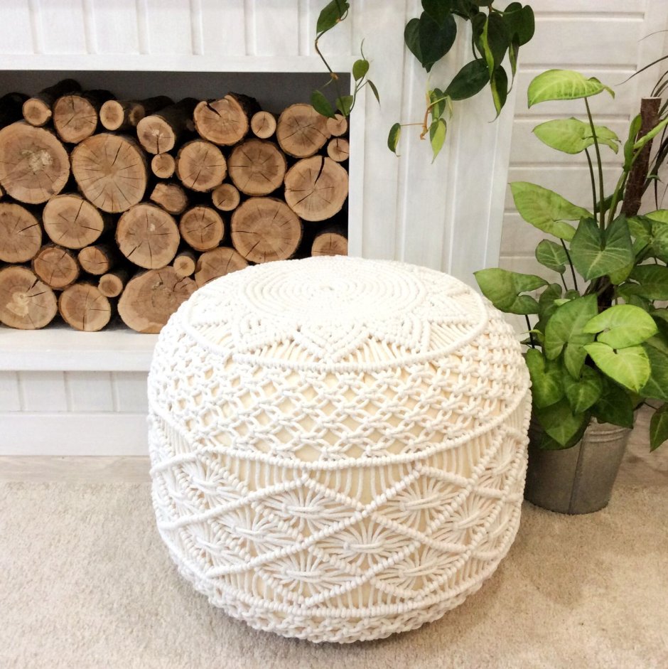 Пуф макраме