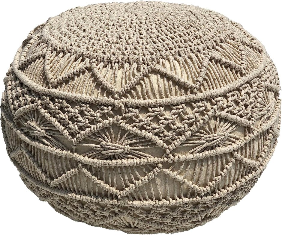 Макраме пуфик