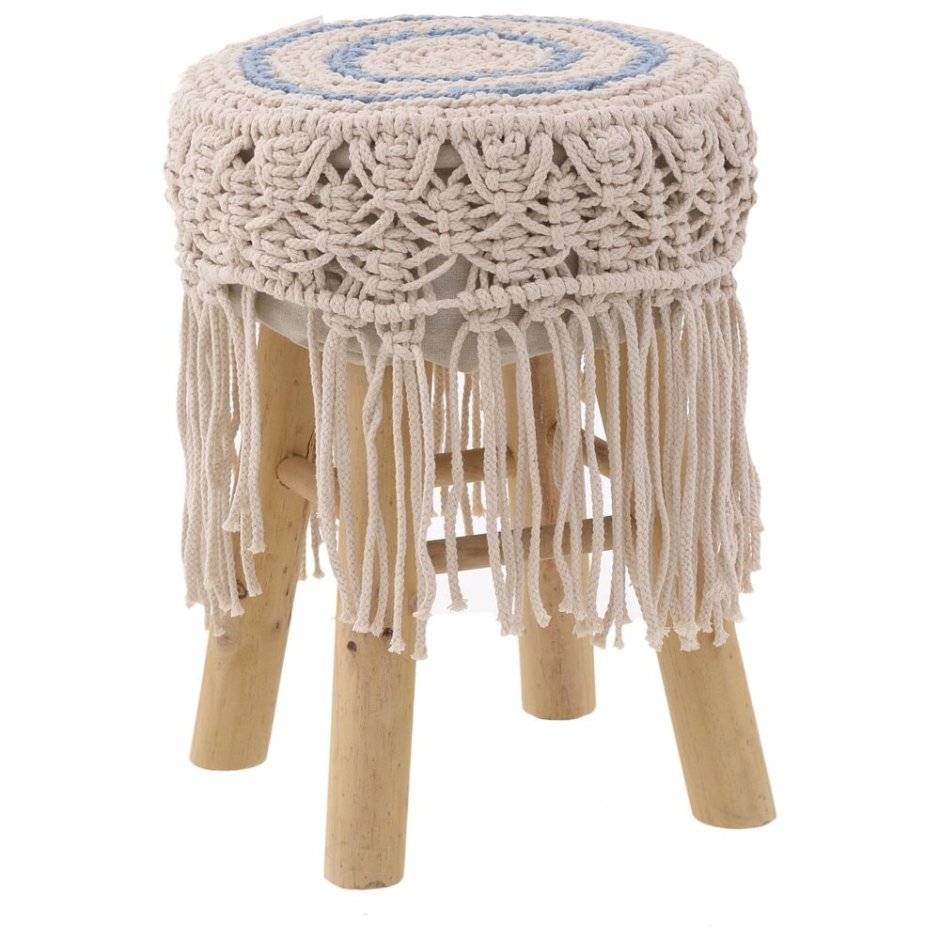Пуф макраме в интерьере детской