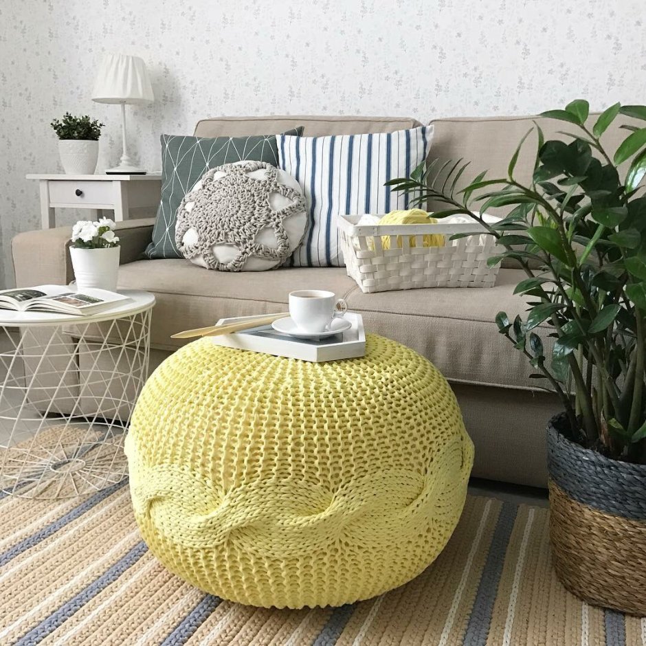 Плетеная мебель из веревки