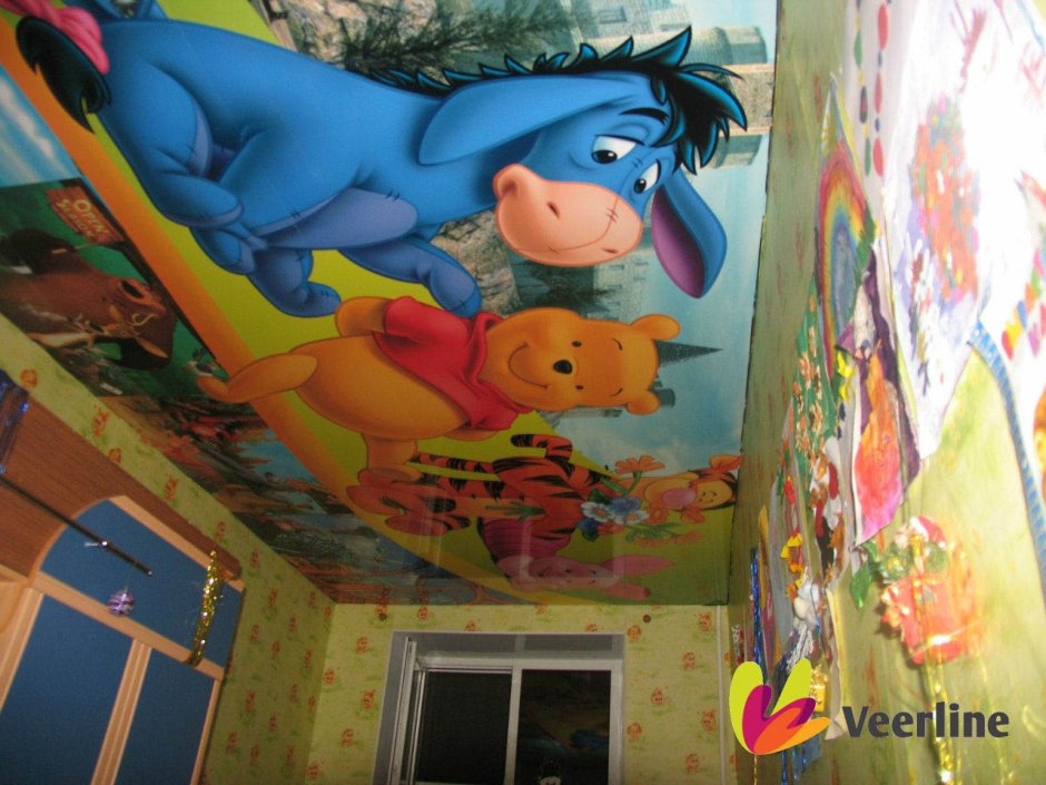 Потолки с фотопечатью в детскую