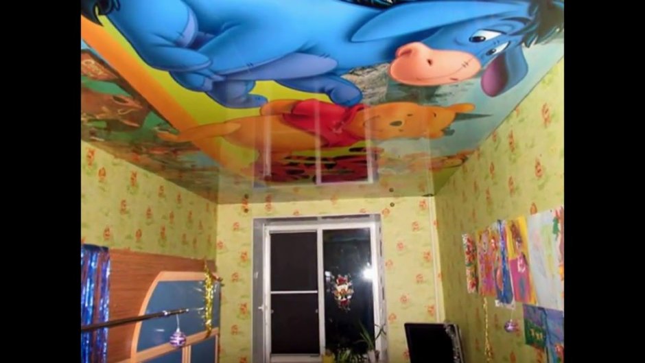 Потолки с фотопечатью в детскую