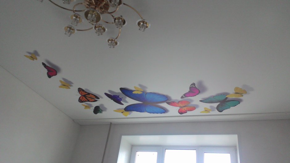 Натяжные потолки с фотопечатью для детской