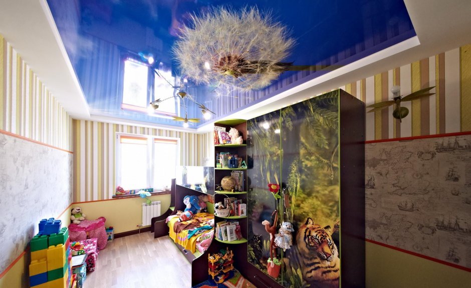 Потолки с фотопечатью в детскую